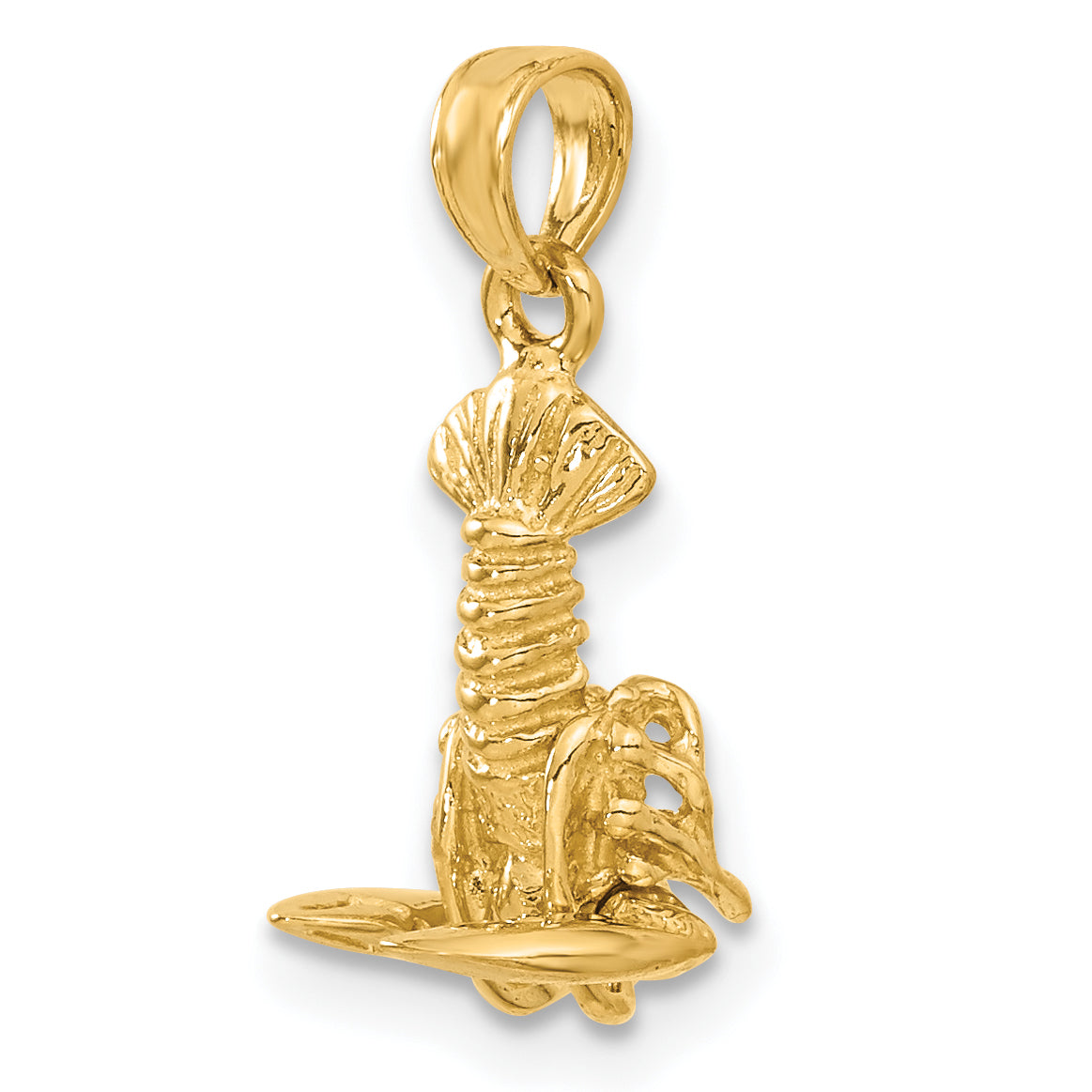 10k 3-D Moveable Lobster Pendant