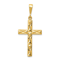 10k Reversible Latin Cross Pendant