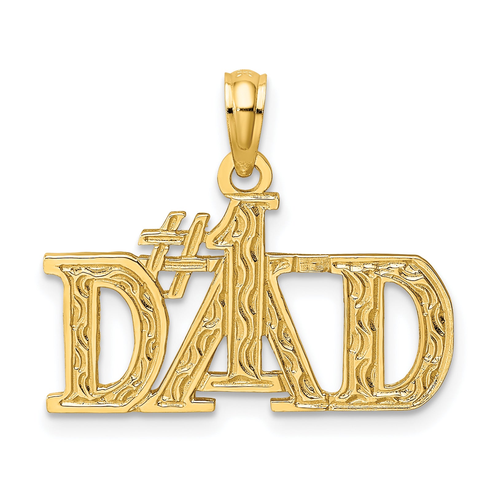 10K #1 DAD Pendant