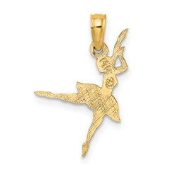 10K Ballerina Pendant