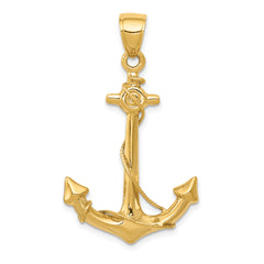 10k 3-D Anchor with Rope Pendant