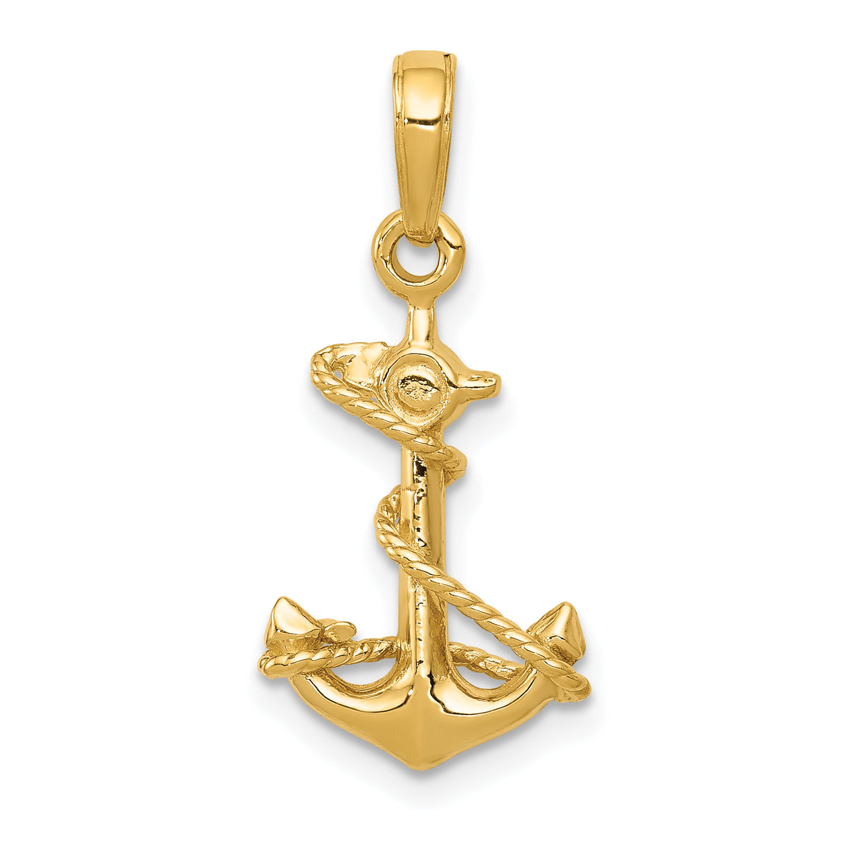 10k 3-D Anchor with Rope Pendant