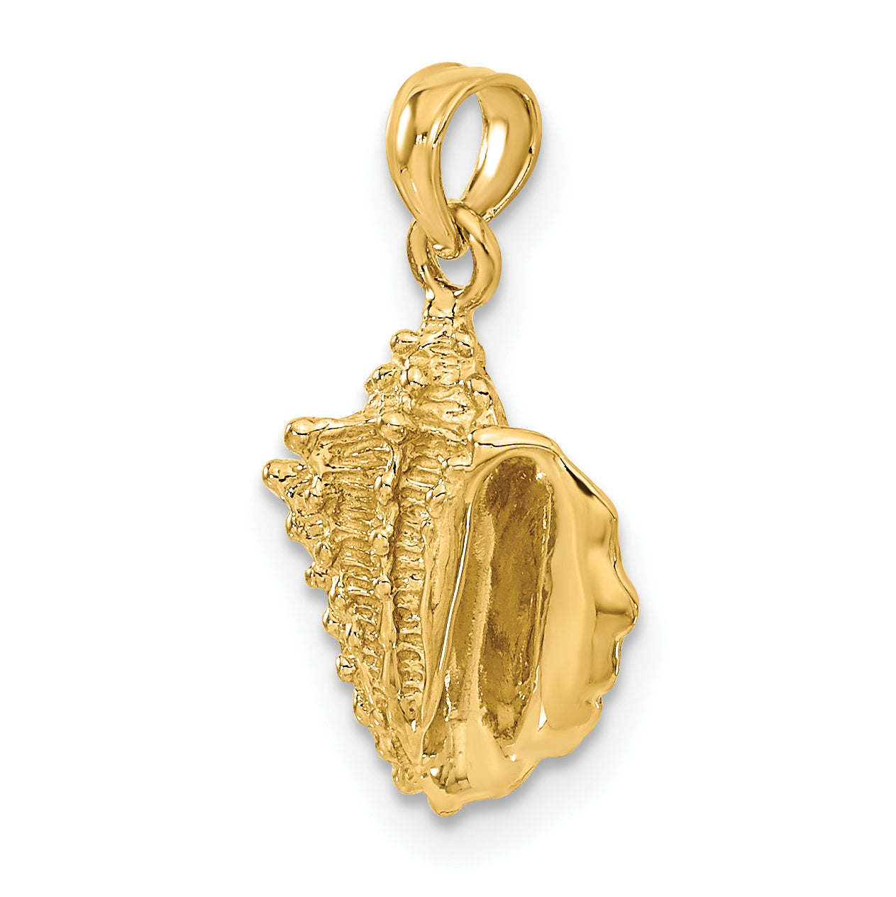 10k Conch Shell Pendant