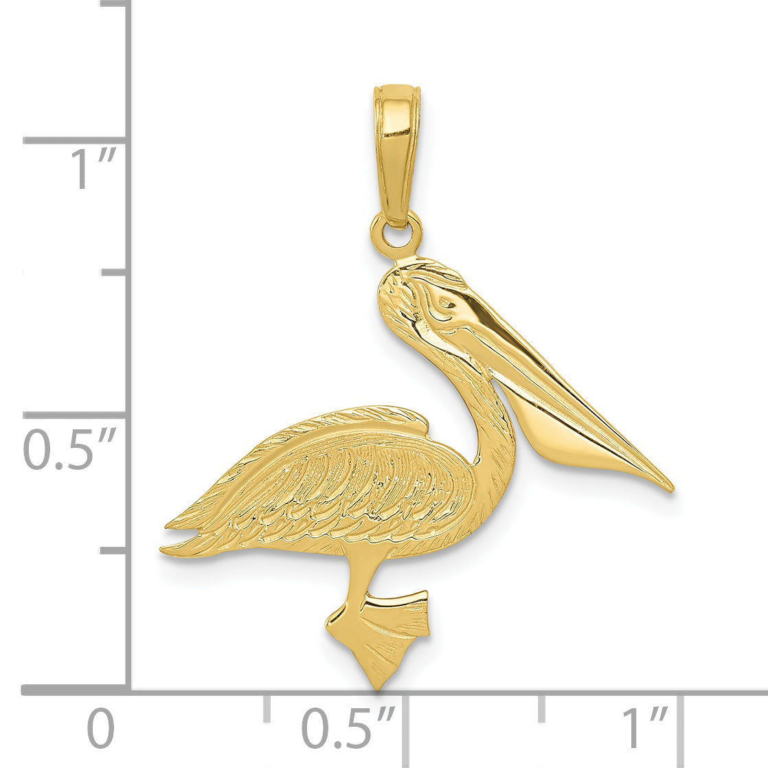 10k Pelican Pendant