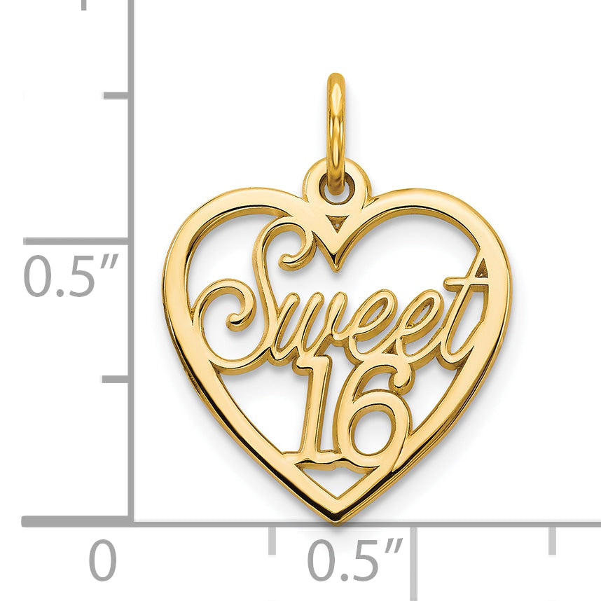 10K SWEET 16 Charm