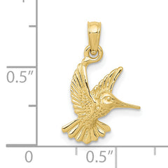 10k Hummingbird Charm