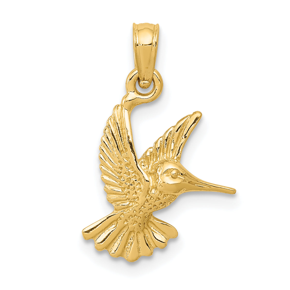 10k Hummingbird Charm