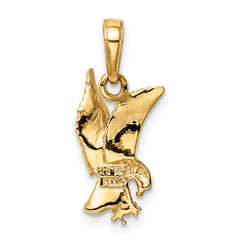 10K Eagle Landing Pendant