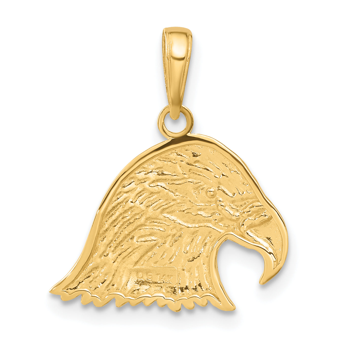 10K Eagle Head Pendant