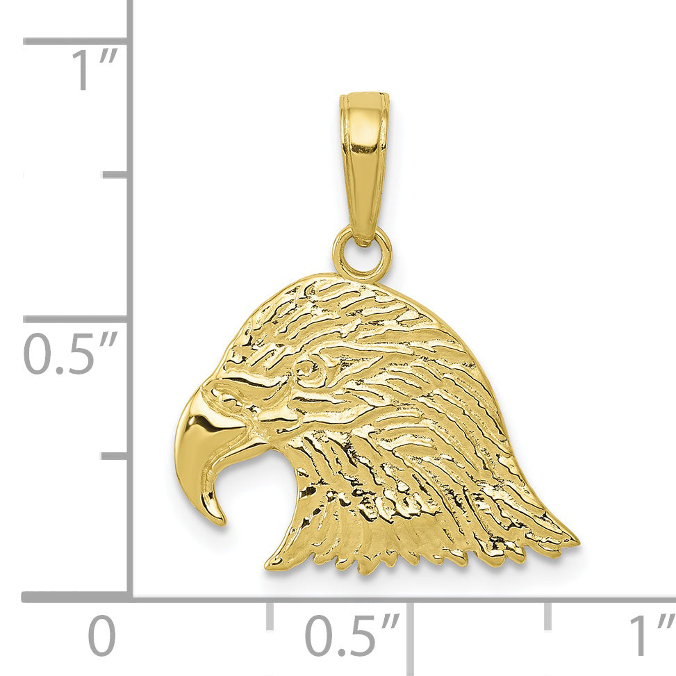 10K Eagle Head Pendant