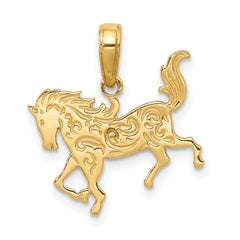 10k Horse Pendant