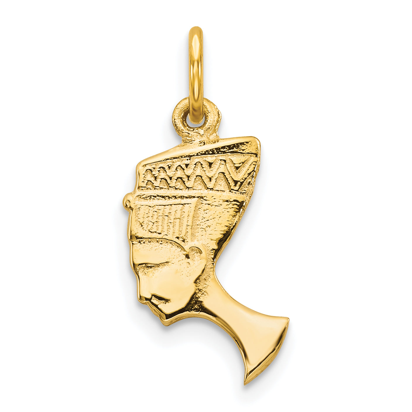 10k Solid Bust of Nefertiti Charm