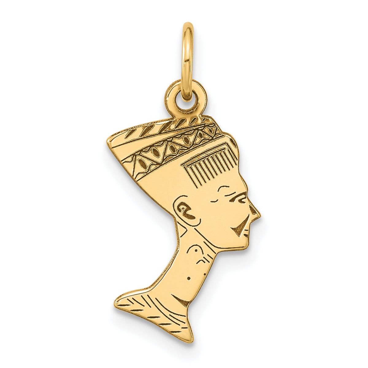 10K Nefertiti Pendant