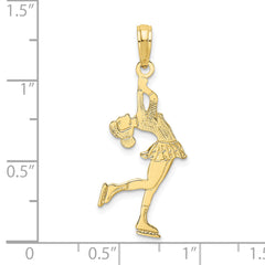 10k Ice Skater Turning Charm