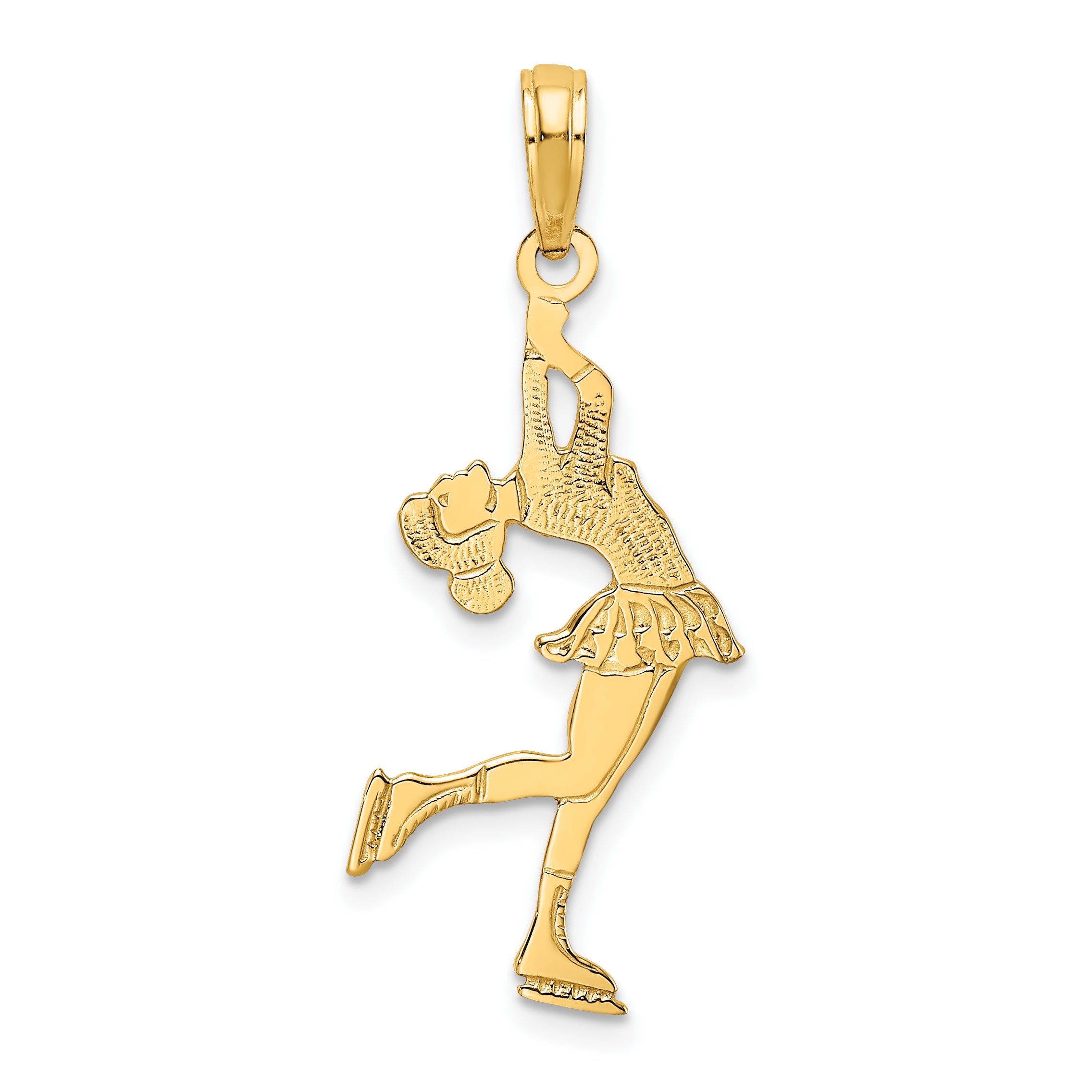 10k Ice Skater Turning Charm