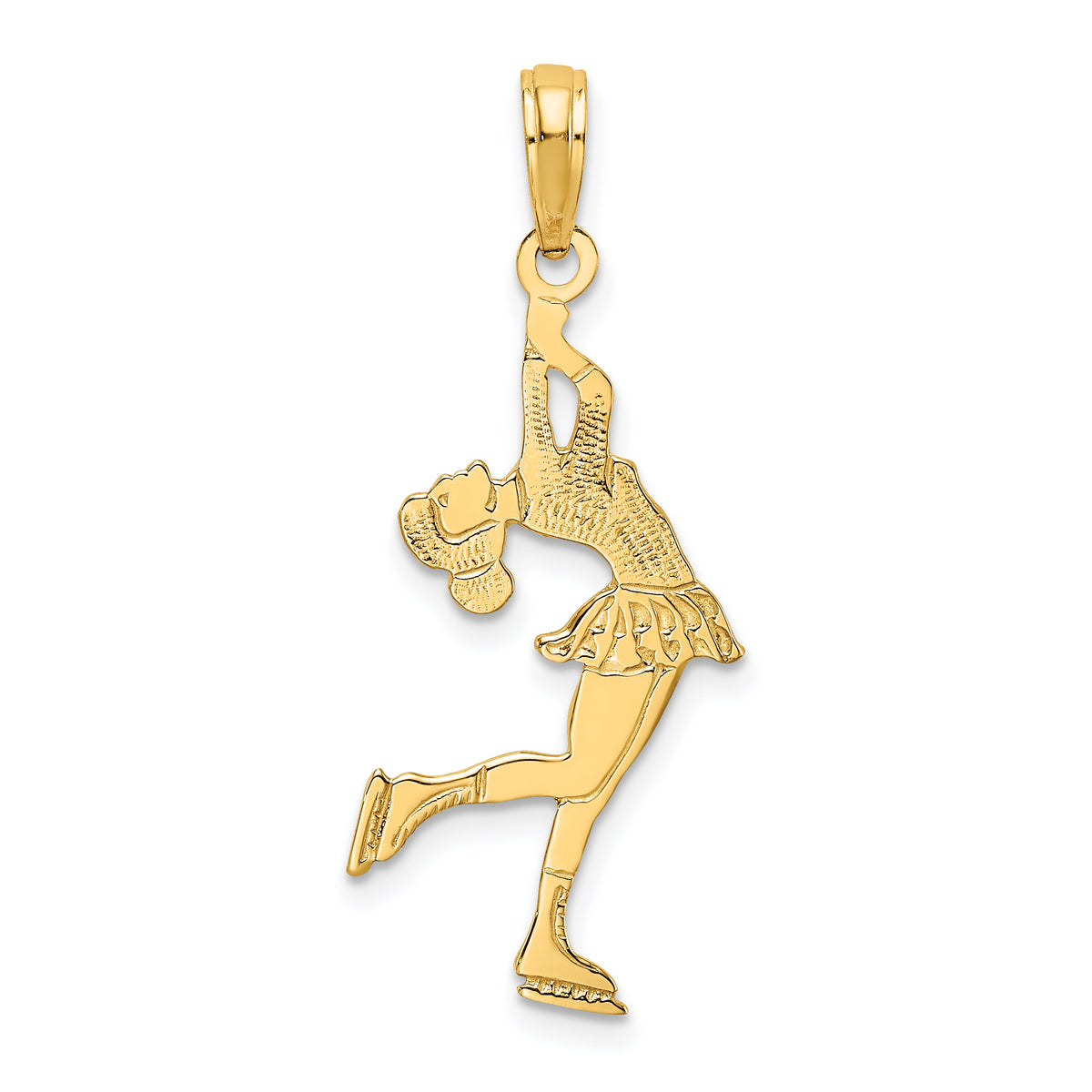 10k Ice Skater Turning Charm