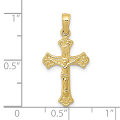 10K INRI Crucifix Charm