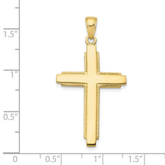 10k Cross Pendant