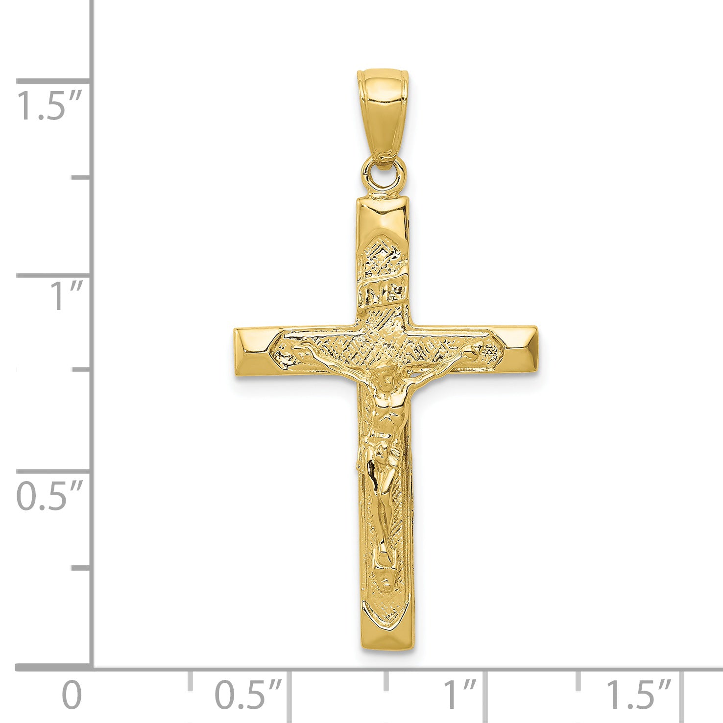 10k INRI Crucifix Pendant