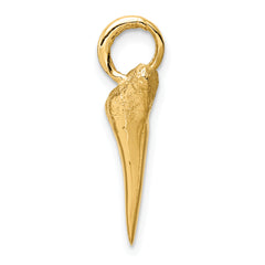 10K Shark Tooth Pendant