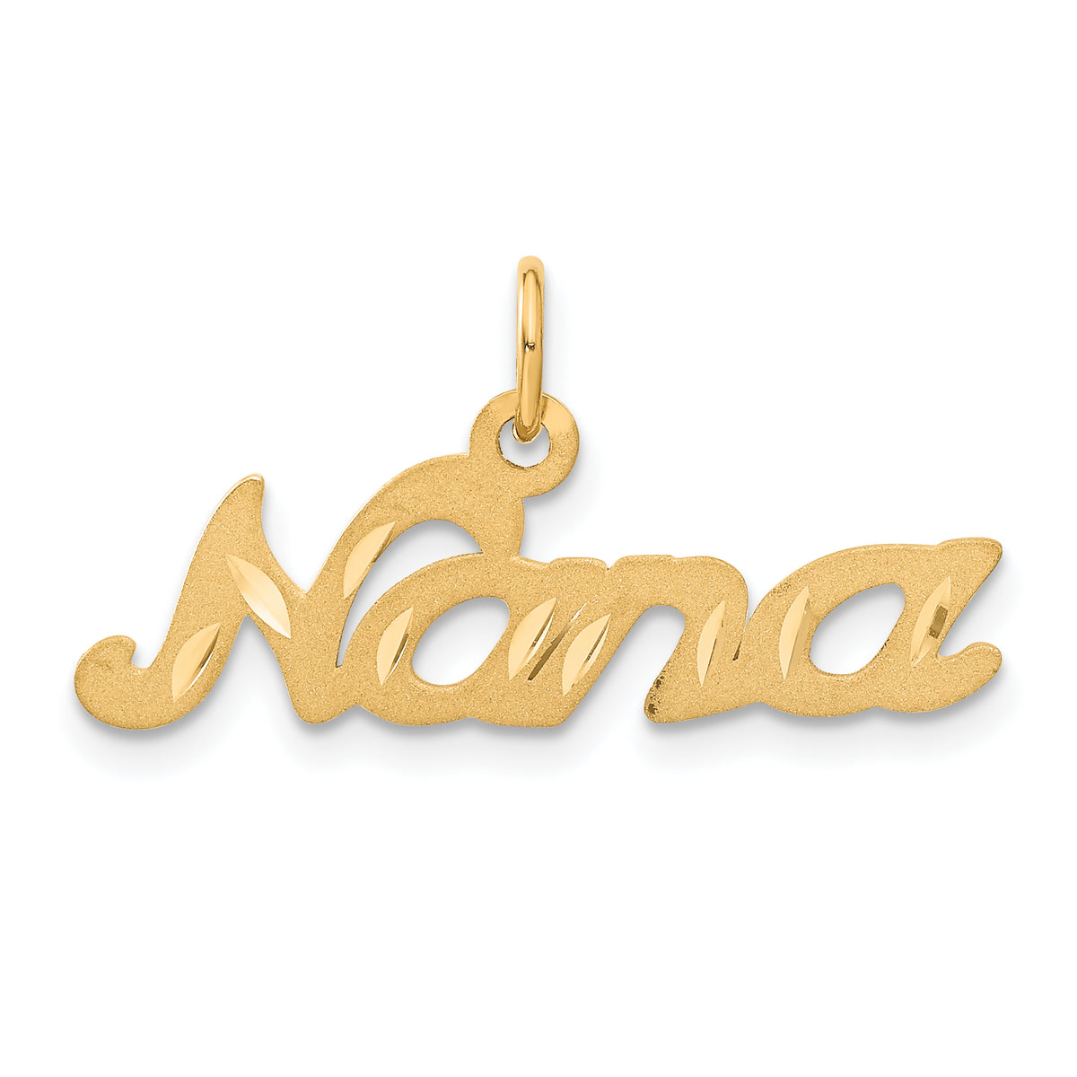 10K Satin NANA Charm