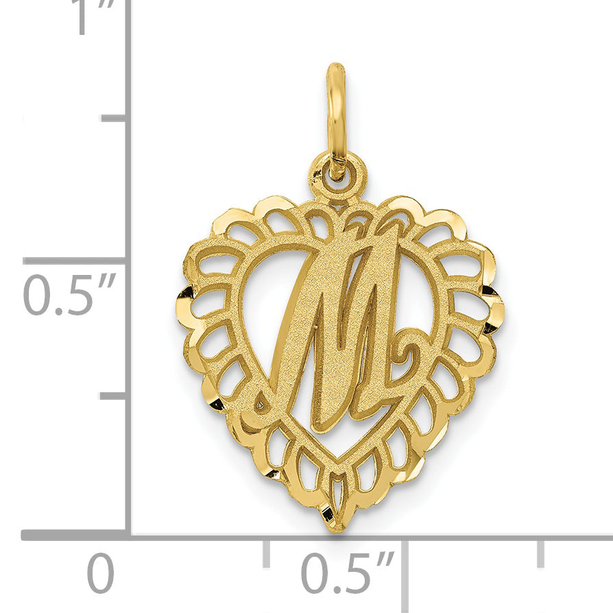 10k Initial M Charm