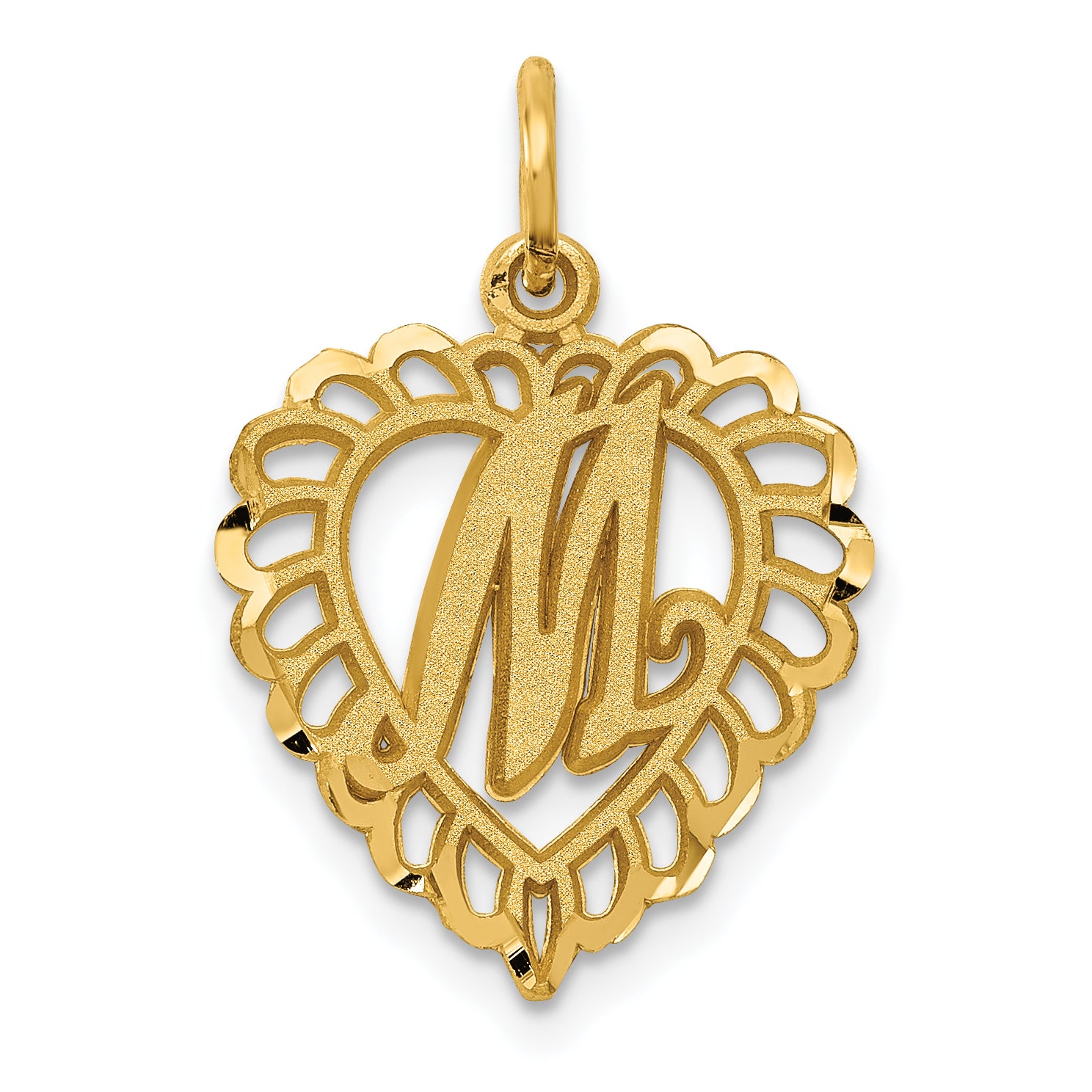 10k Initial M Charm