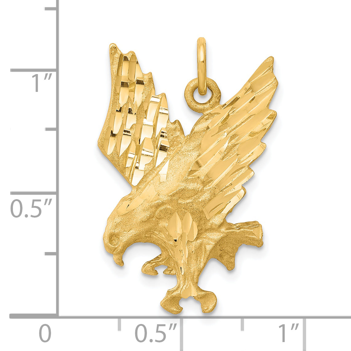 10k Eagle Charm