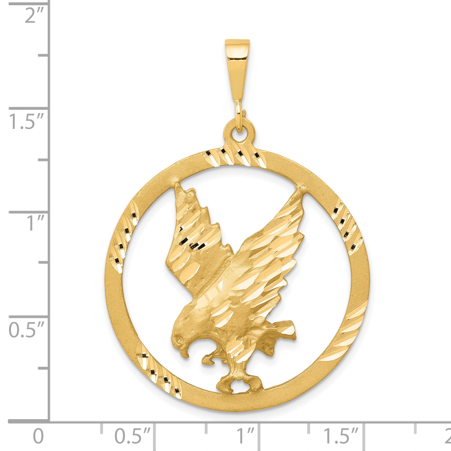 10k Eagle Charm