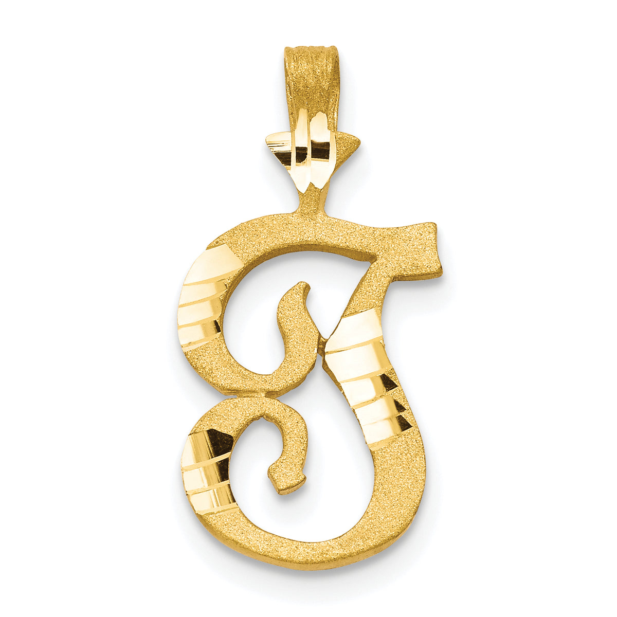 10k Initial T Pendant