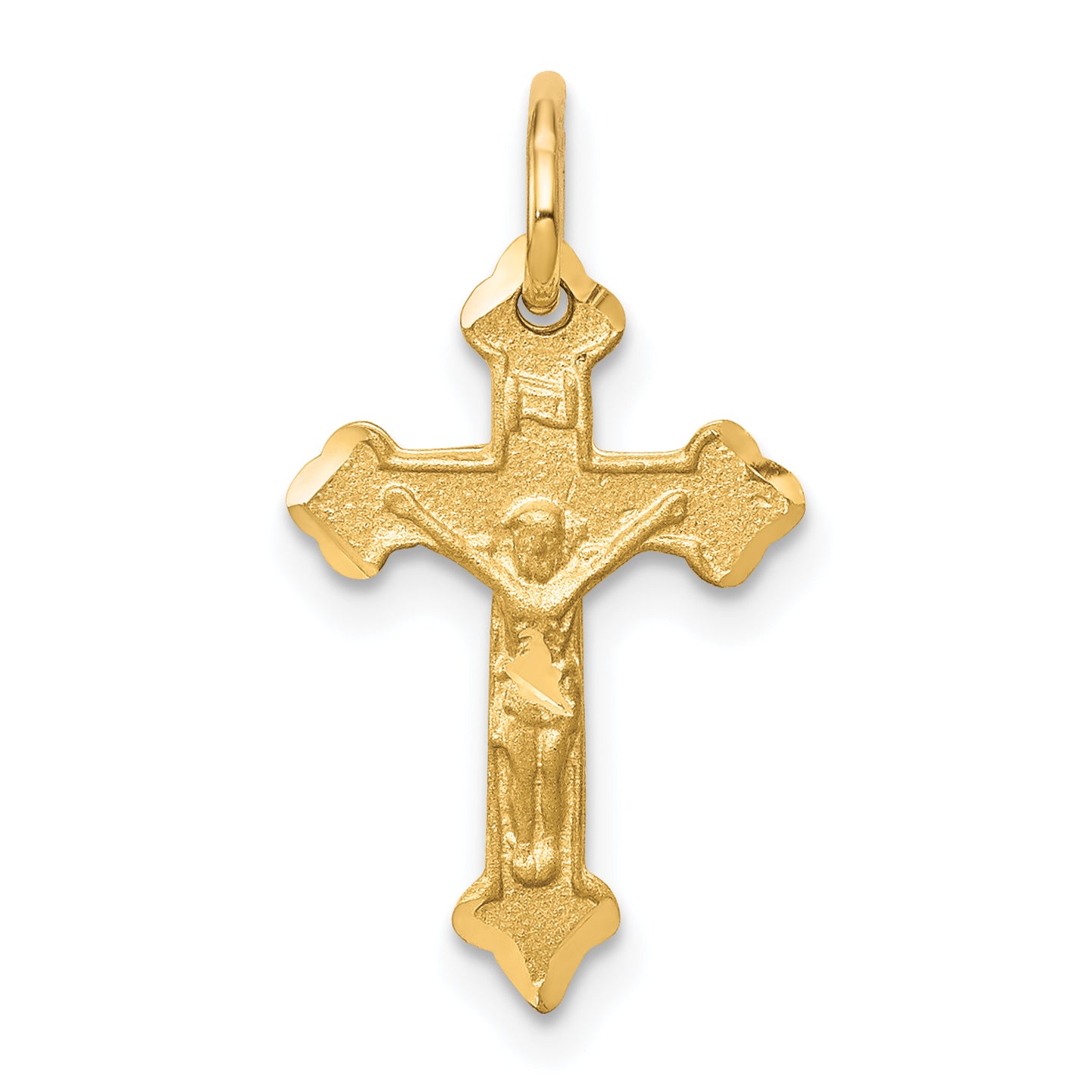 10K Crucifix Charm