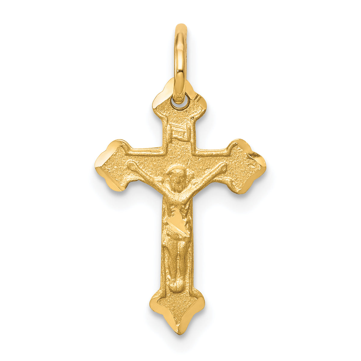 10K Crucifix Charm