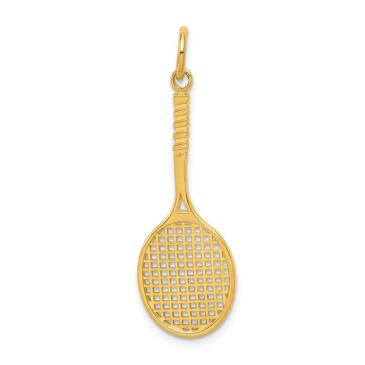 10K Tennis Racquet Charm