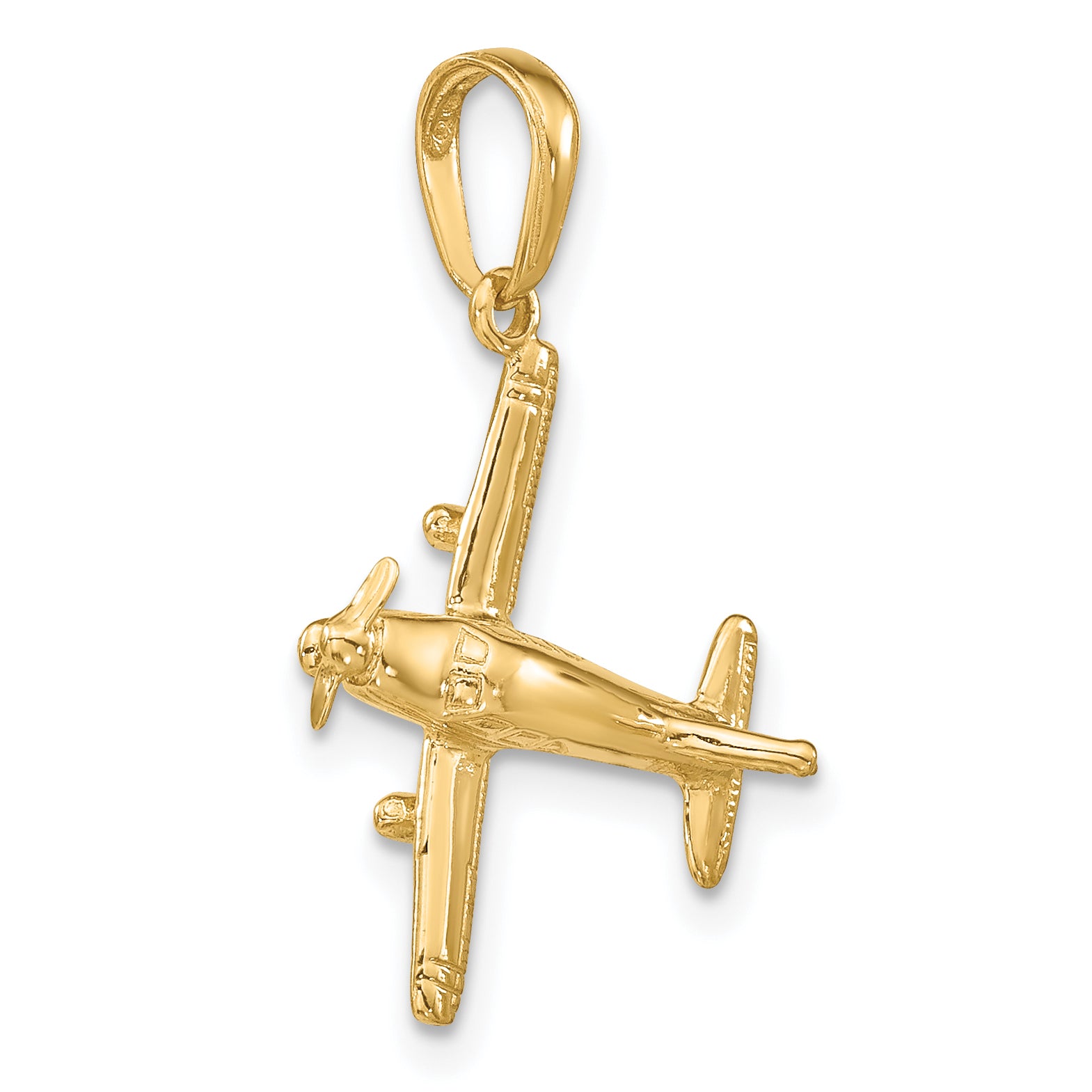 10k 3-D Low-Wing Airplane Pendant