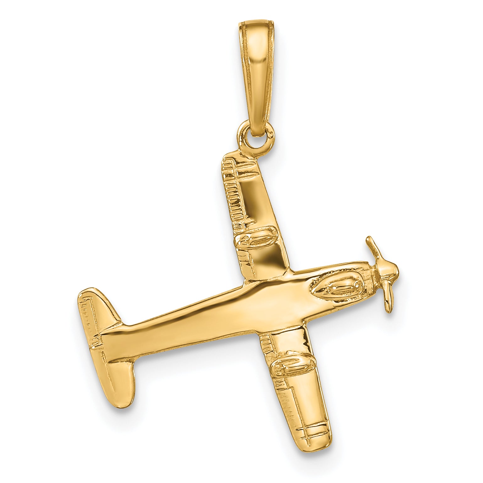 10k 3-D Low-Wing Airplane Pendant