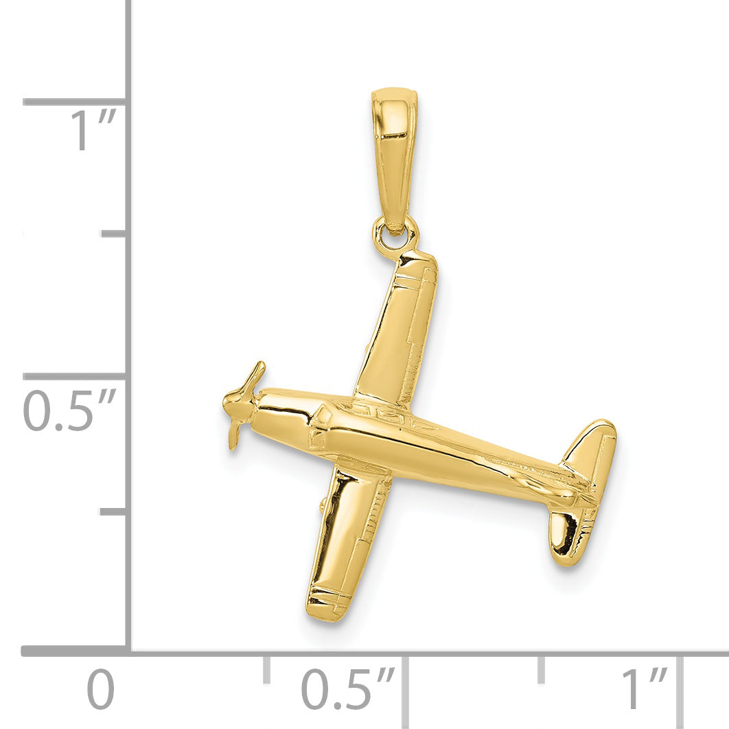 10k 3-D Low-Wing Airplane Pendant