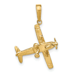 10k 3-D High-Wing Airplane Pendant