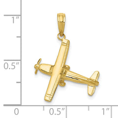 10k 3-D High-Wing Airplane Pendant