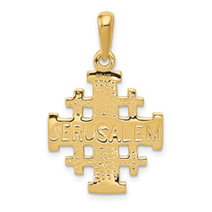 10k Jerusalem Cross Pendant