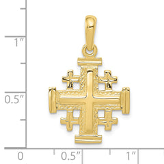 10k Jerusalem Cross Pendant