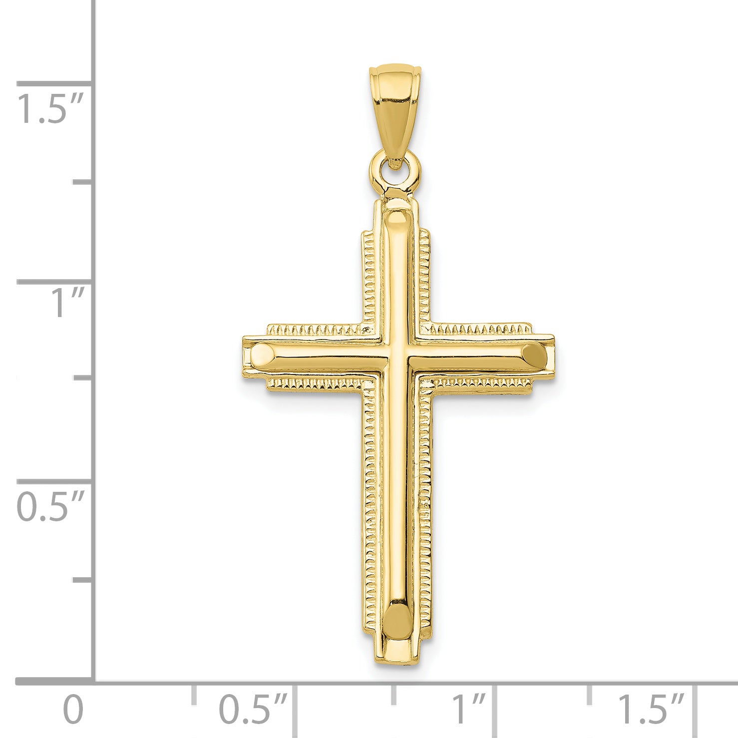 10k Cross Pendant