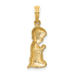 10k Praying Boy Charm