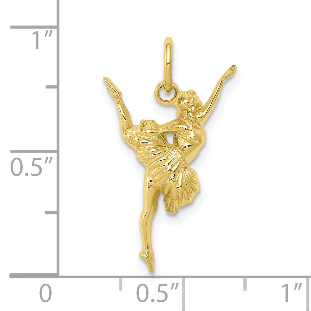 10k Ballerina Charm