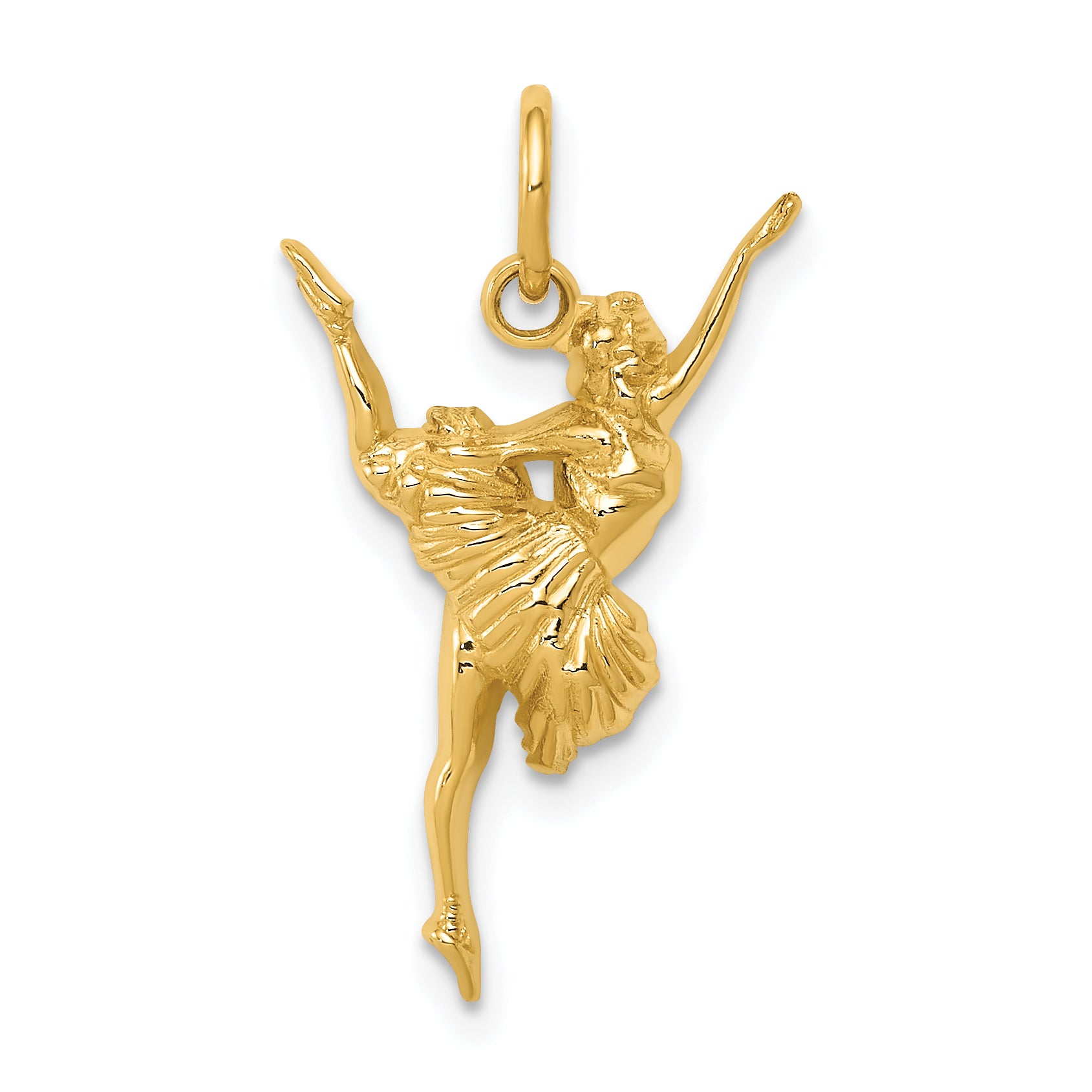 10k Ballerina Charm