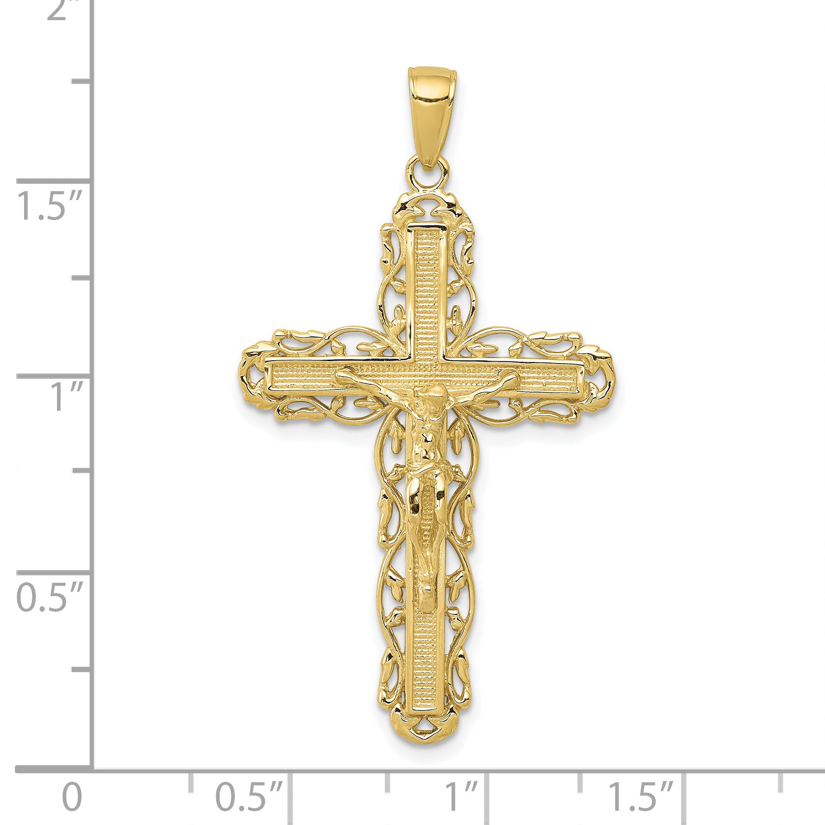 10k Crucifix Pendant