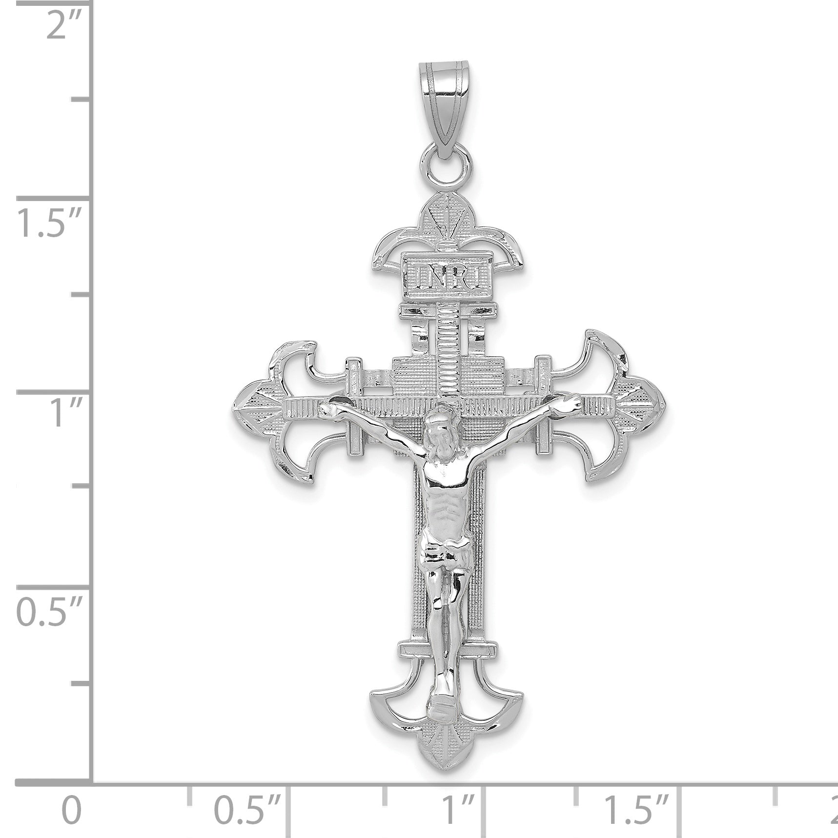 10Kw INRI Crucifix Pendant