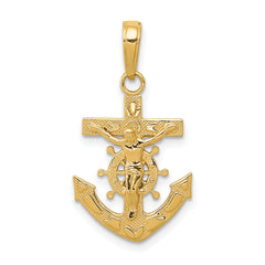 10k Mariners Crucifix Pendant