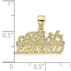 10K BEST FRIEND Pendant