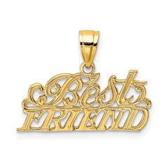 10K BEST FRIEND Pendant