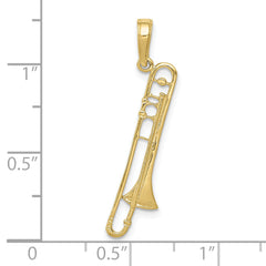 10K Trombone Pendant